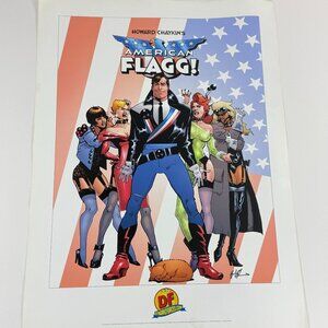Howard Chaykins 2004 American Flagg Comic Art Print Poster Dynamic Forces